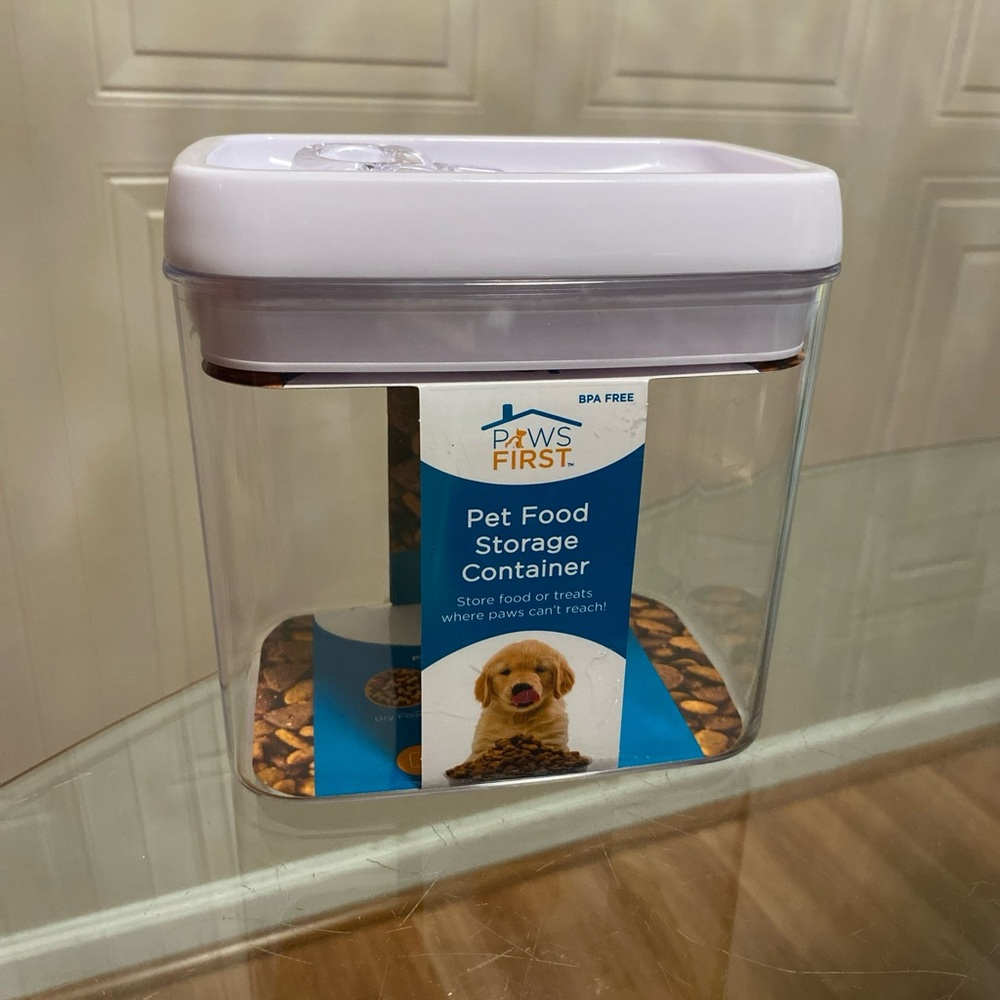 Paws  First Pet Food Containers Bpa Free Store Food Or Treats 1.5Qt